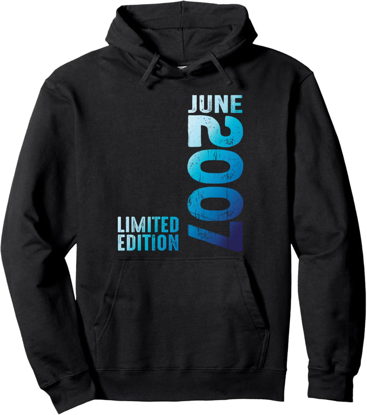 Am Juni 2007 Jahr 2007 Retro 2007 Vintage 2007 seit 2007 Pullover Hoodie