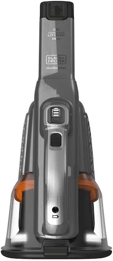 Black+Decker 36 Wh / 18 V Akku-Handstaubsauger Dustbuster Smart tech (mit Cyclonic Action &amp; zwei Sau
