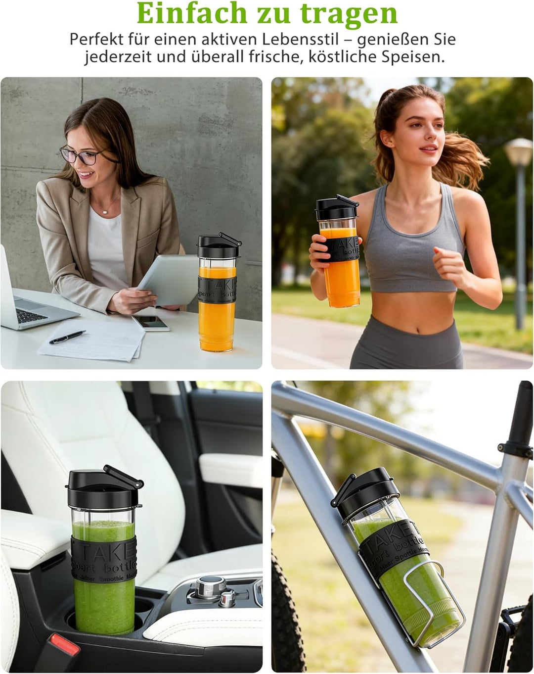 Mixer, 700W Smoothie Maker, Standmixer & Mixer Smoothie Maker, Multifunktion Smoothiemaker/Fleisch Z