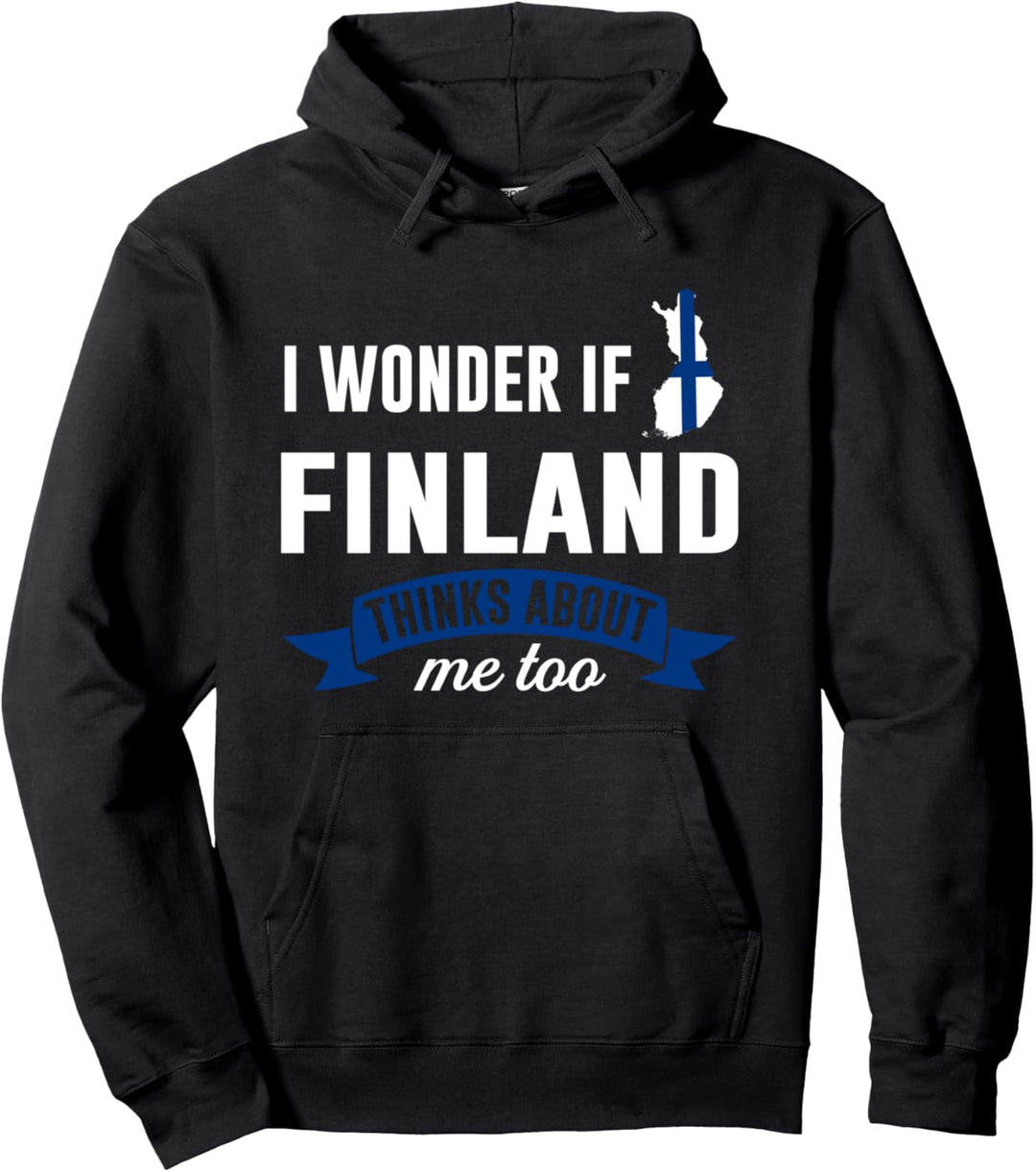 Finnland denkt an mich auch finnland Pullover Hoodie