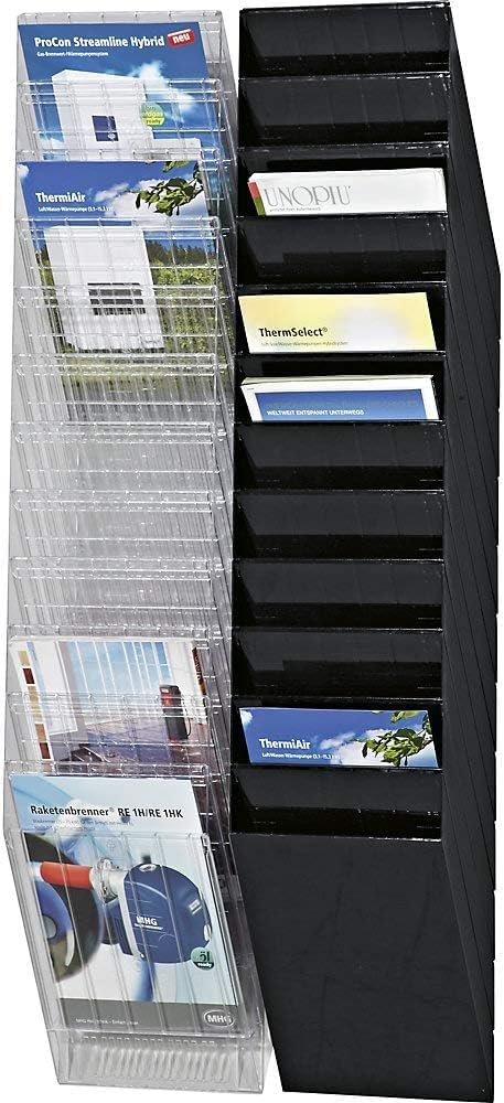 Durable Prospektspenderset Flexiboxx 12 A4, 1 Set, weiss, 1709763010 Weiss Hochformat, Weiss Hochfor