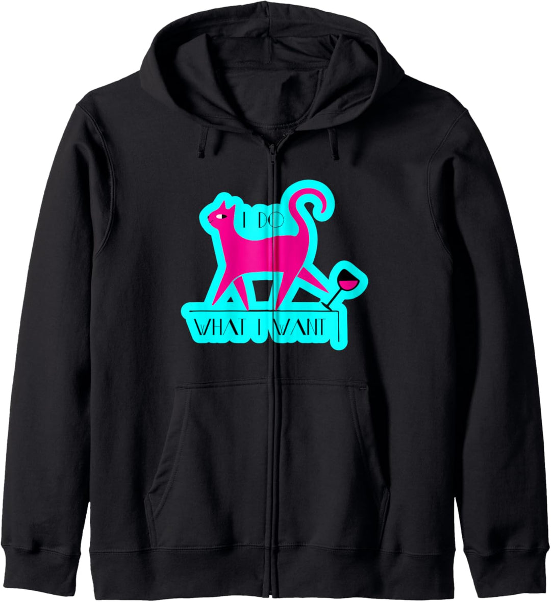 Ich mache was ich will - lustiges Katzengeschenk Kapuzenjacke