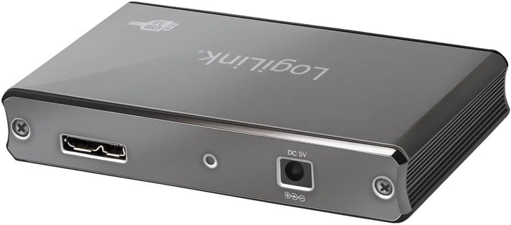 LogiLink UA0282 USB 3.0 Hub 4-Port mit ?berstromschutz schwarz/Aluminum