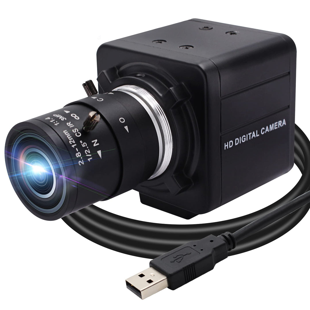 Svpro 4K Kamera für Computer,8 Megapixel Zoomable Webcam Manueller Fokus,Sony Sensor,5X Optischer Zo