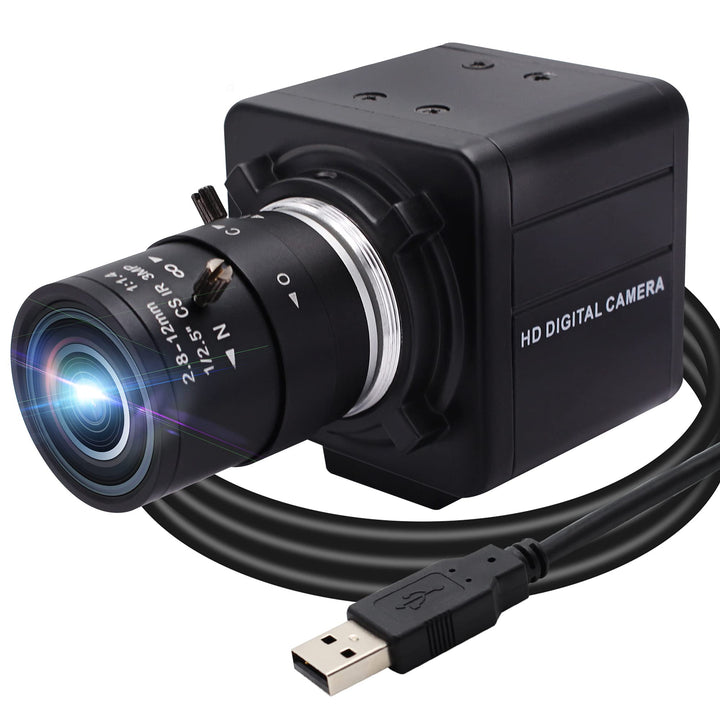 Svpro 4K Kamera für Computer,8 Megapixel Zoomable Webcam Manueller Fokus,Sony Sensor,5X Optischer Zo