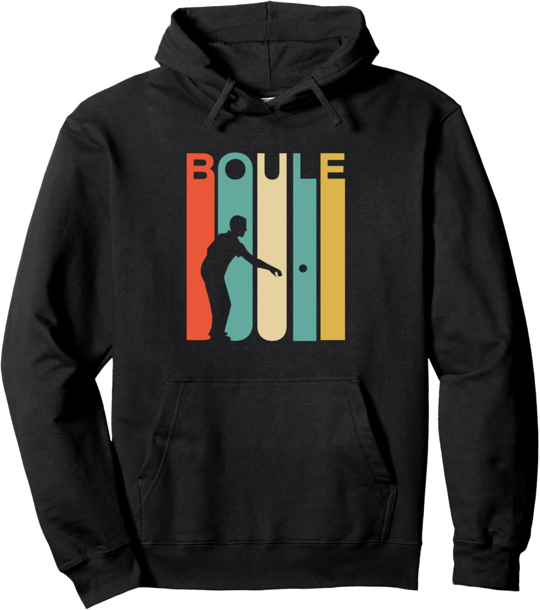 Vintage Retro Boule Sweat für Freunde des Boulesports Pullover Hoodie