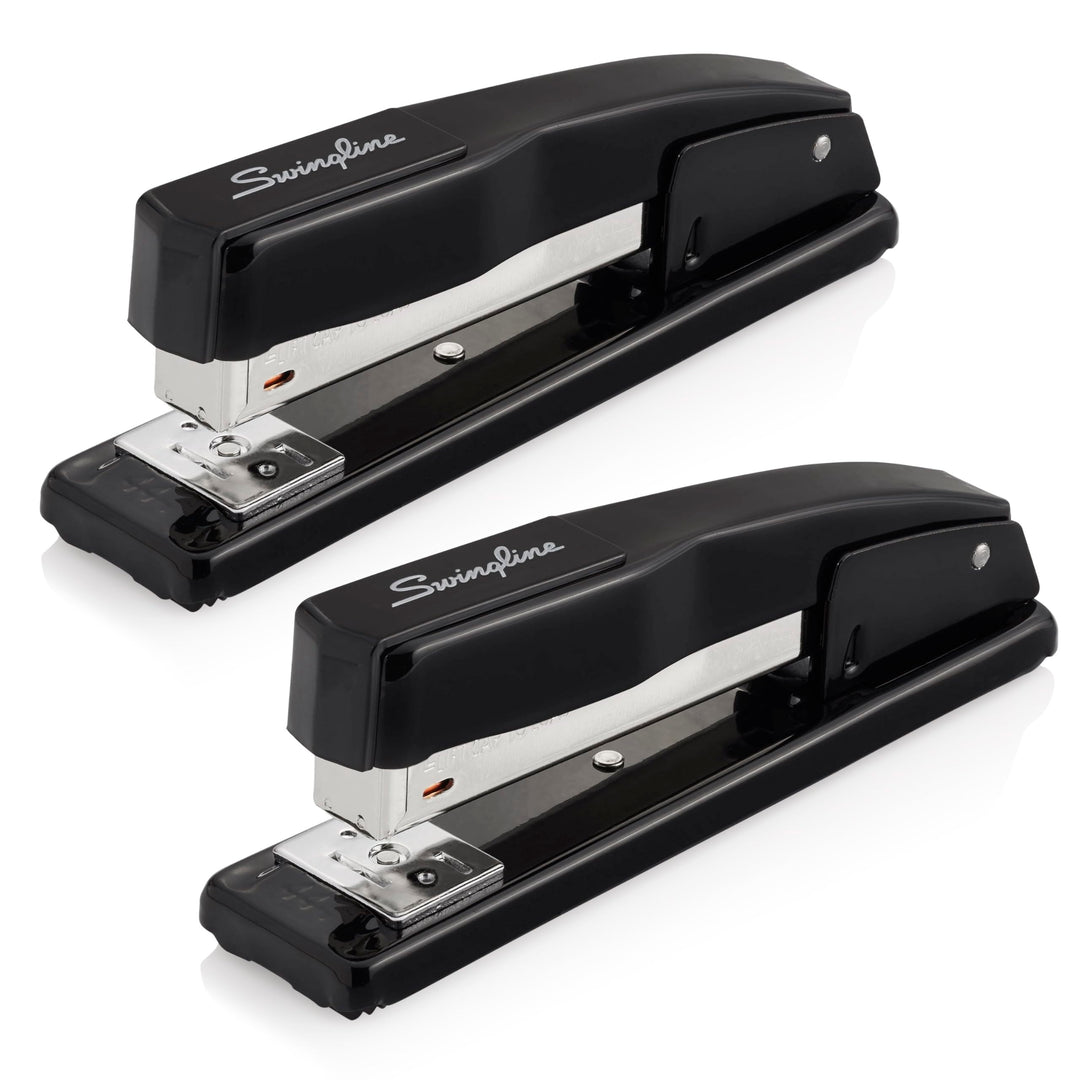 Swingline Handelshefter, 20 Blatt Kapazität, staufrei, Metall, 2 Stück, Schwarz (44401AZ) Pack of 2,