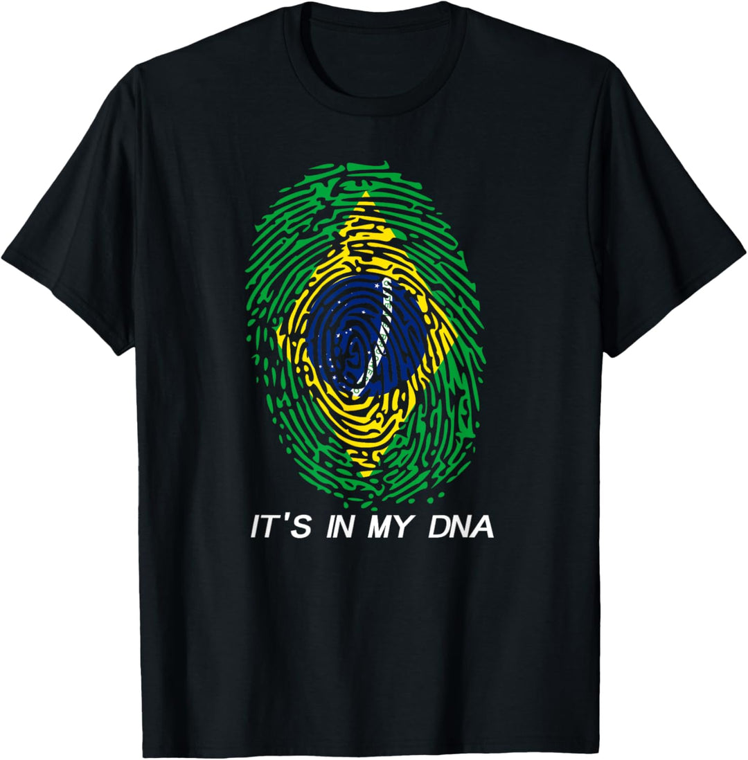 Brazil Brazilian Flag It's in my DNA T-Shirt