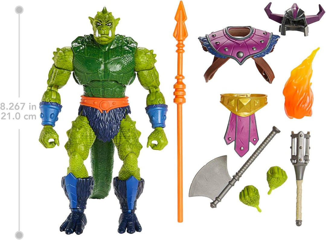 Masters of the Universe Masterverse Actionfigur in Übergrösse New Eternia Whiplash, 20 cm, 30 versch