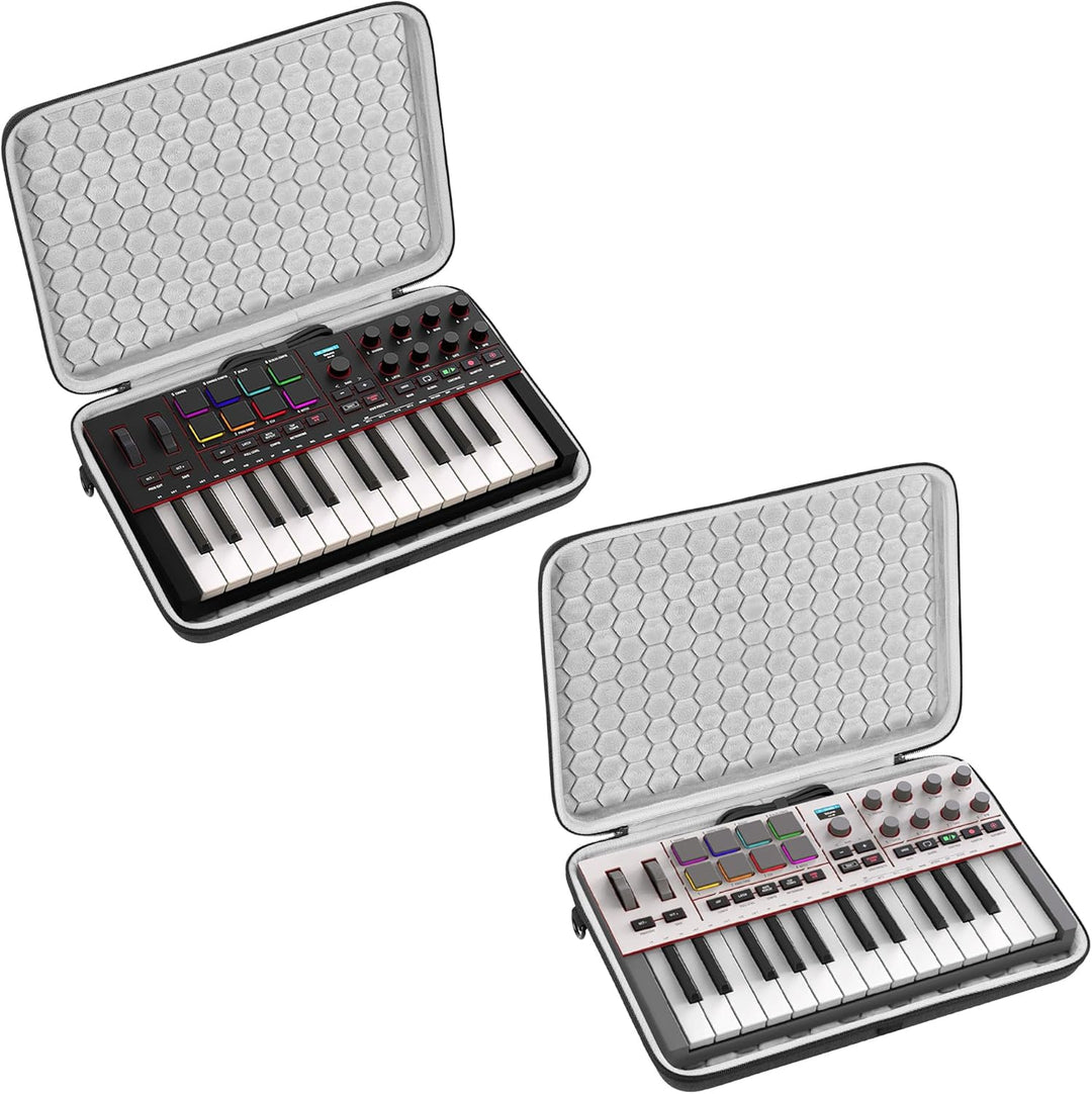 GEEKRIA Tragetasche für Audio-Schnittstellen, kompatibel mit Akai Professional MPK Mini IV, EVA-Hart
