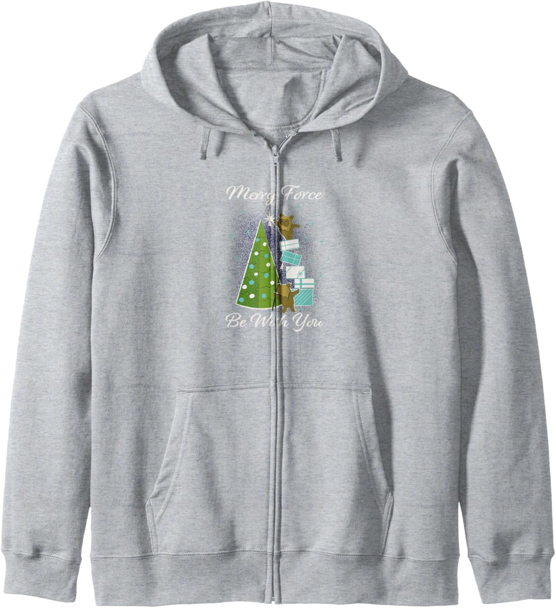 Star Wars Christmas Ewoks Merry Force Be With You Kapuzenjacke