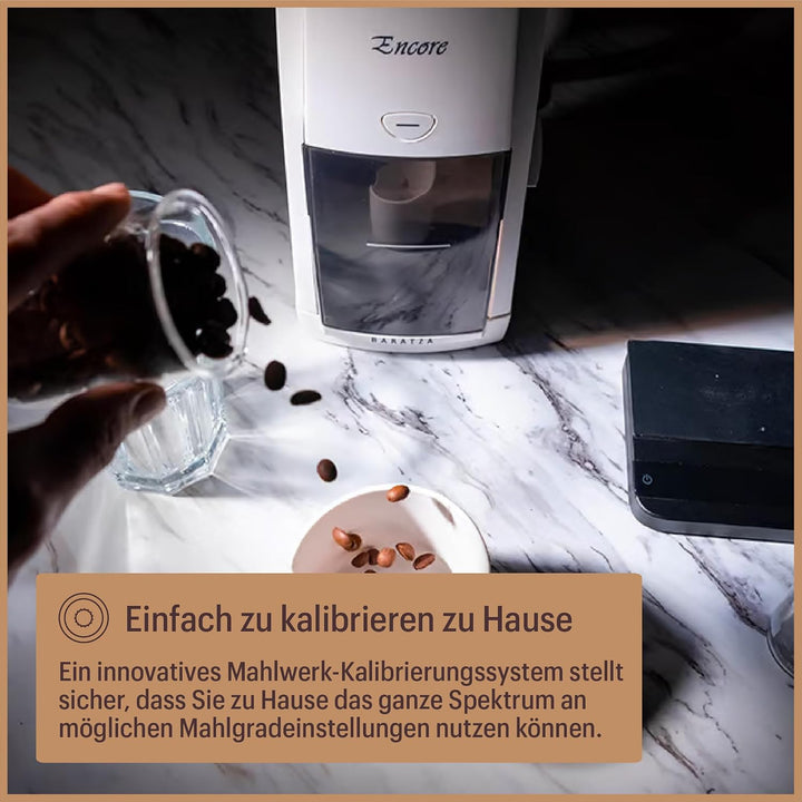 Baratza - Encore 230V Kaffeemühle - Elektrische Kaffeemühle mit Mahlwerk, Schwarz, Schwarz