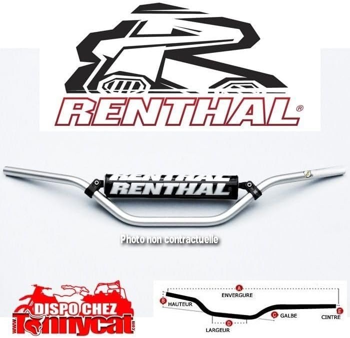 Lenker silber Renthal Offroad Universal 6,5&