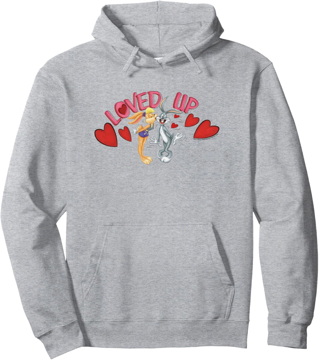 Looney Tunes Bugs and Lola Loved Up Valentine's Day Pullover Hoodie