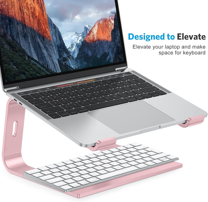 OMOTON Laptop Ständer, Notebook Ständer mit Belüftung, Universal PC Riser Ergonomisch Laptop Halteru