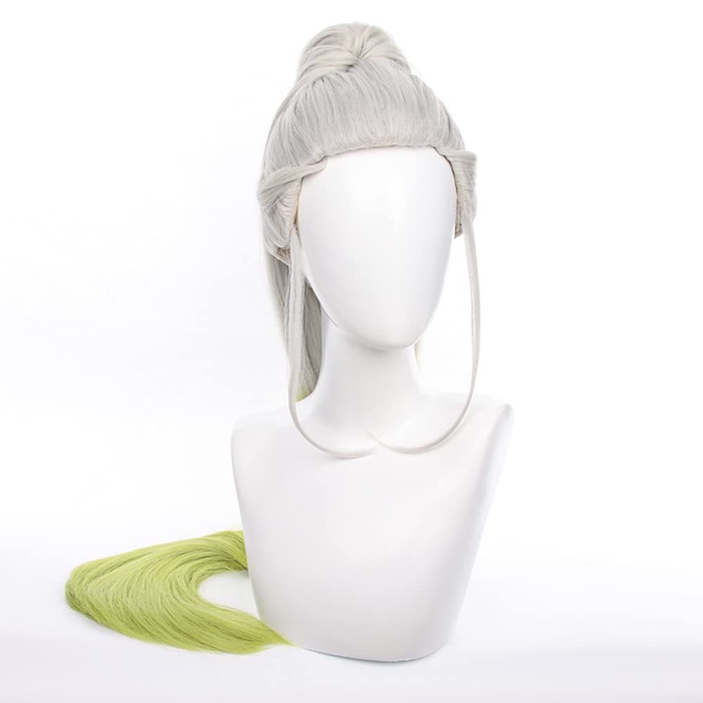 OSIAS Farbverlauf Daki Cosplay Perücke für Frau und Mädchen, Daki