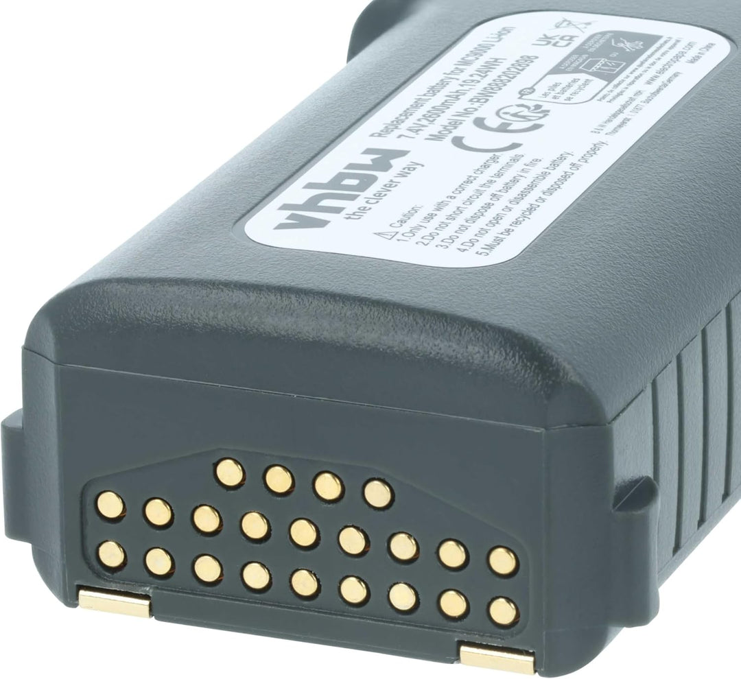 vhbw Akku kompatibel mit Symbol MC9090, MC9090-G, MC9090-K, MC9090-S, MC9097 Handheld Computer Scann