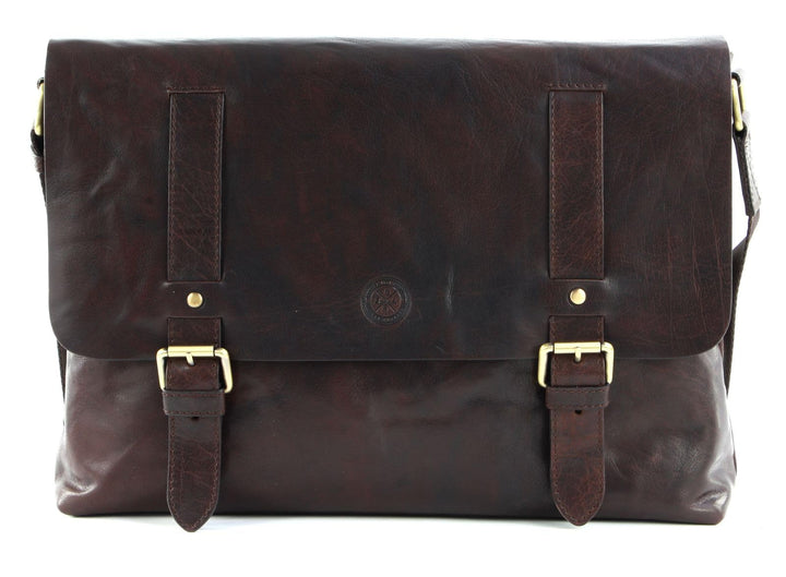 SADDLER Ryan Messenger Bag Dark Brown