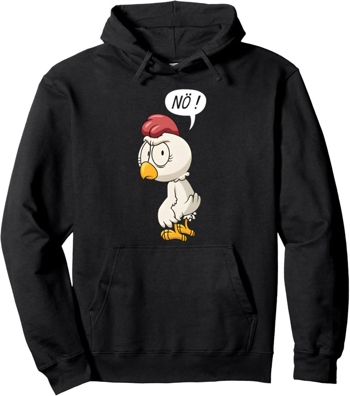 genervtes huhn nö Pullover Hoodie