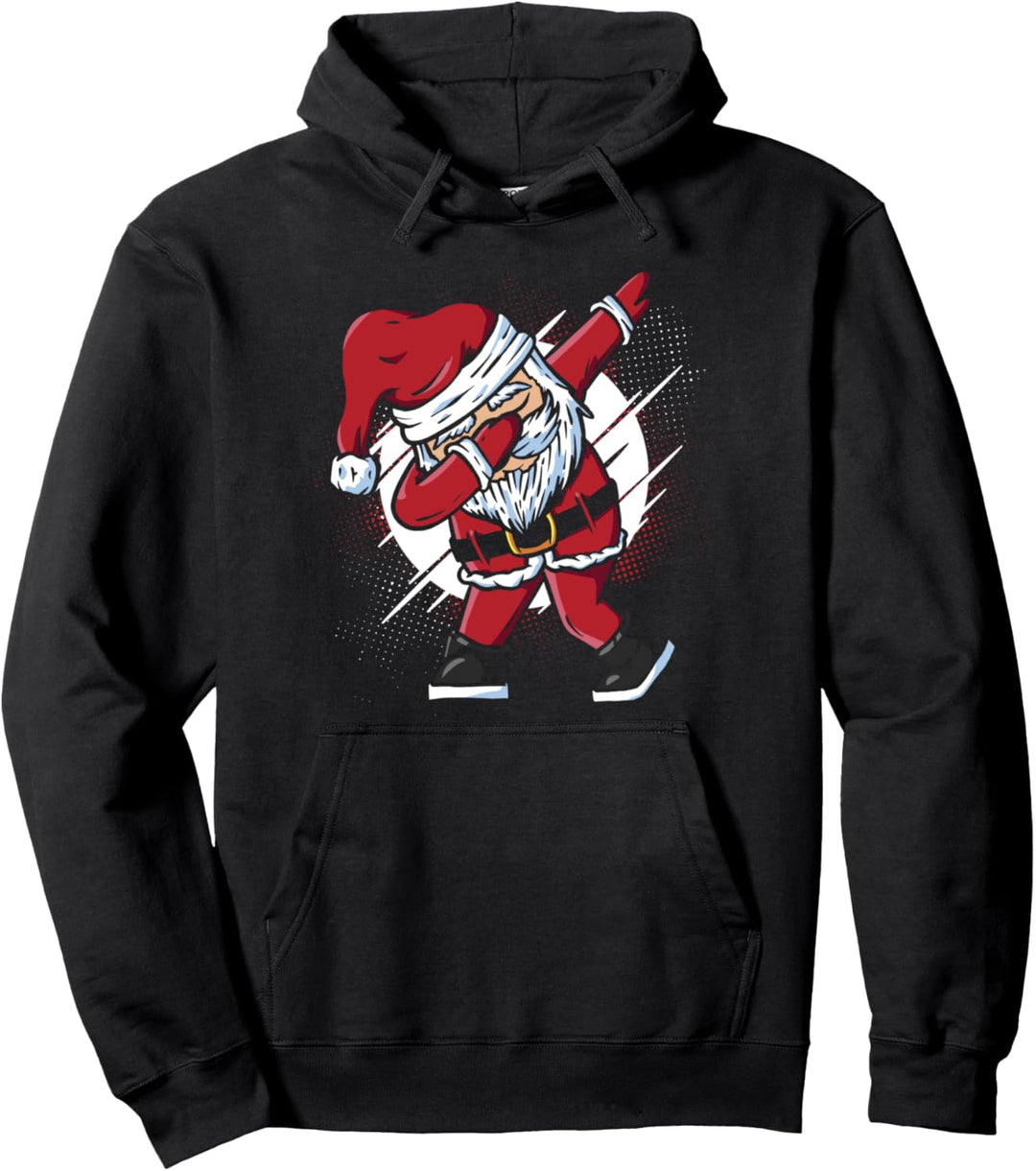 Dabbing Santa Claus Christmas Santa Claus Pullover Hoodie