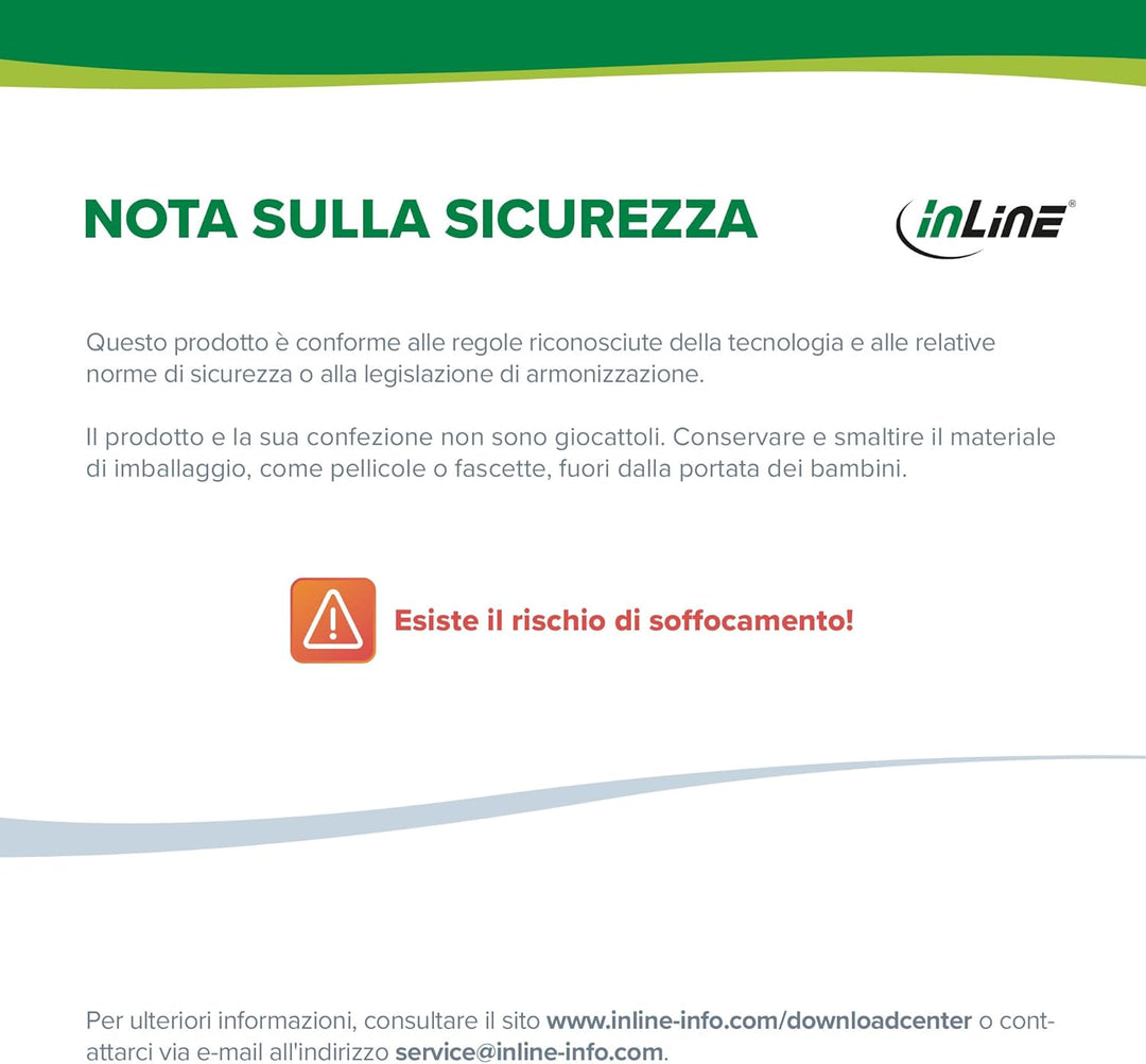 InLine Lautsprecherkabel, 2x 2,5mm², CU, transparent, 10m