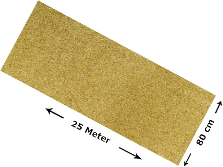 Nager-Teppich aus 100 % Hanf, Meterware, 0,80 m x 25,00 m x ca. 0,5 cm dick (EUR 6,00/m²), Nagermatt