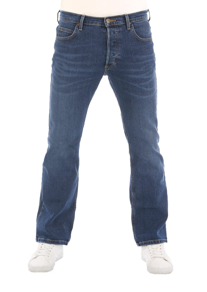 Lee Jeans Herren Stretch Bootcut Denver Jeanshose Hose Denim Blau 32 33 34 36 38 40 42 44 46 32W / 3