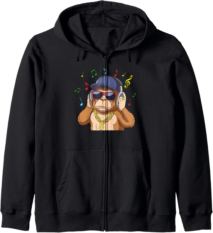 Monkey DJ Kapuzenjacke