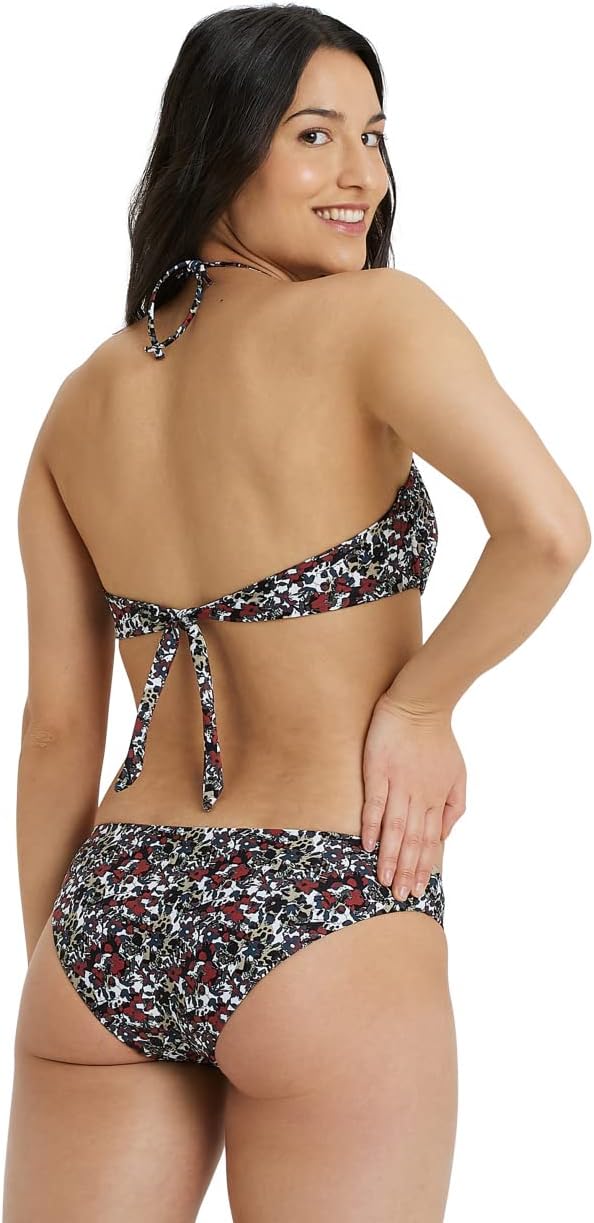 arena Allover Bandeau Damen Bikini, Badeanzug aus schnelltrocknenden Stretch-Stoff, Damen Badeanzug