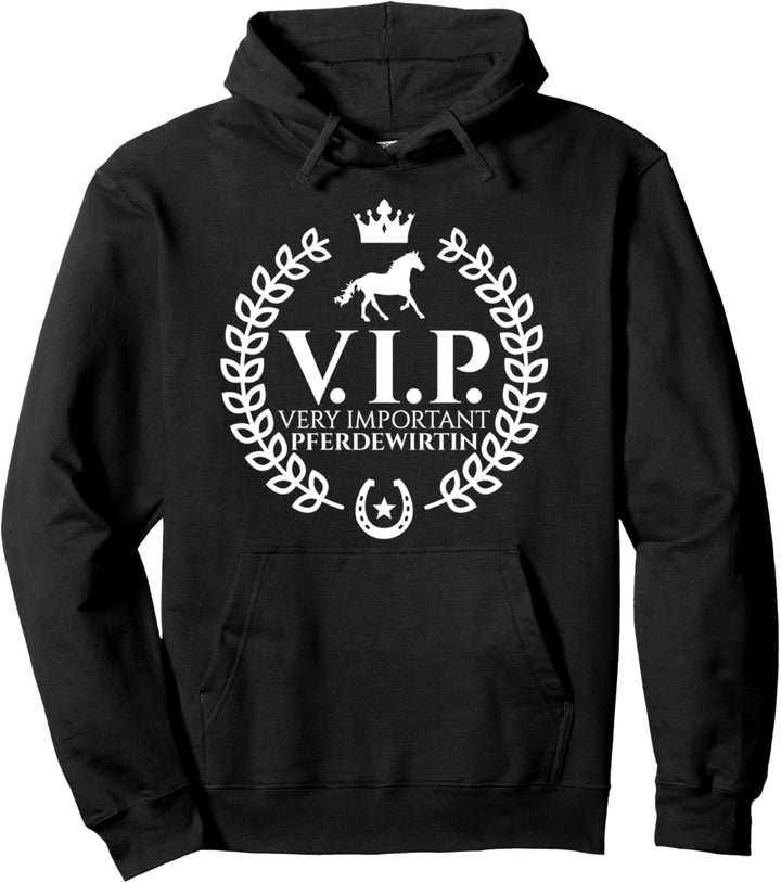 Very Important Pferdewirtin für die Reiterin Reiterhof Pullover Hoodie