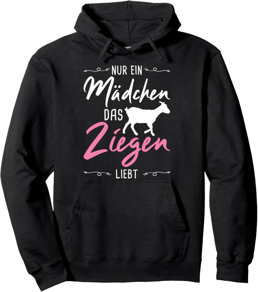 Mädchen Tier Geschenk Kinder Bauernhof Ziege Pullover Hoodie