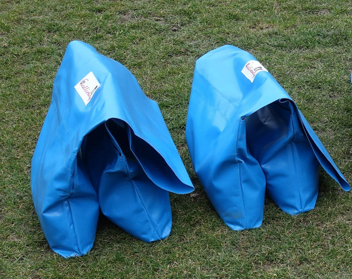 Callieway Agility Tunnel Stützsandsäcke (2er Pack) Standard - org (oceanblau), oceanblau