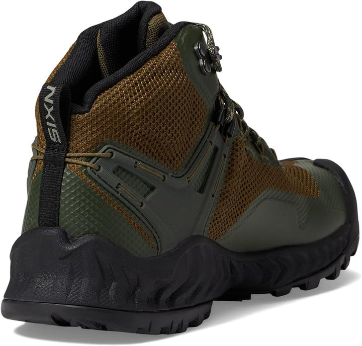 KEEN Herren-NXIS Evo Mittelhohe wasserdichte schnelle Verpackung Wanderschuhe, Brindle/Citronelle 44