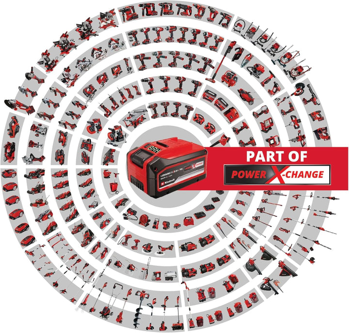 Einhell Akku-Bohrhammer TE-HD 18/20 Li-Solo Power X-Change (18 V, 1.8 J, 20 mm Bohrleistung in Beton