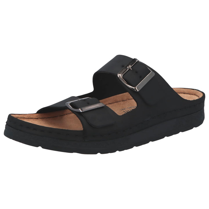 Berkemann Herren Adam Pantoletten 39.5 EU Schwarz, 39.5 EU Schwarz