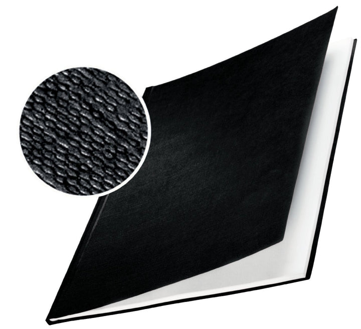 Leitz 73940095 Buchbindemappe impressBIND, Hard Cover, A4, 17,5 mm, 10 Stück, schwarz
