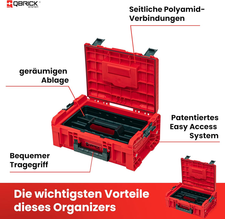 Qbrick System PRO Technician Case 2.0 RED ULTRA HD
