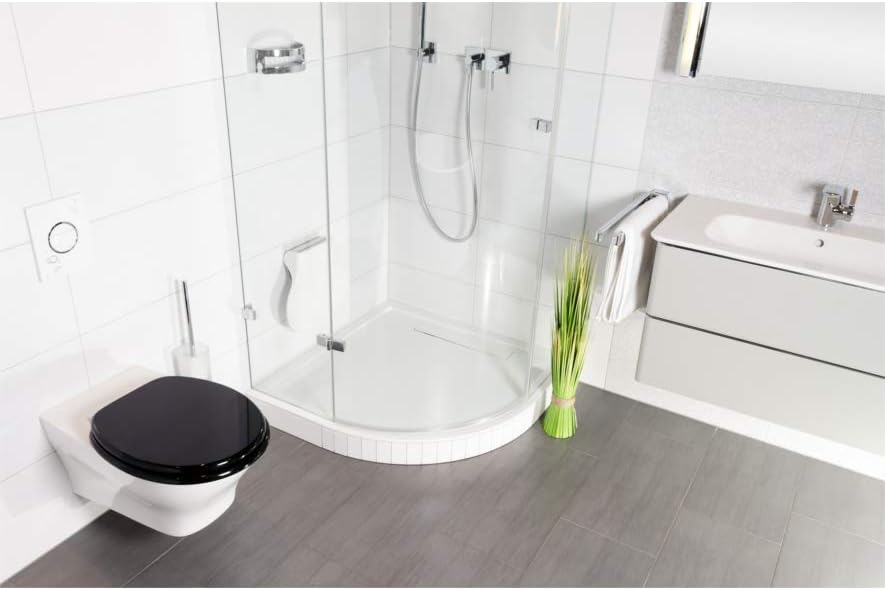 Sanilo WC Sitz ohne Absenkautomatik, viele einfarbige Toilettendeckel zur Auswahl, hochwertige und s