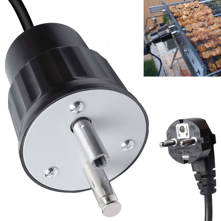 GOMETY Grillmotor, Elektromotor Grill Barbecue Motor DC 220V-240V Outdoor BBQ Drehmotor für Braten R