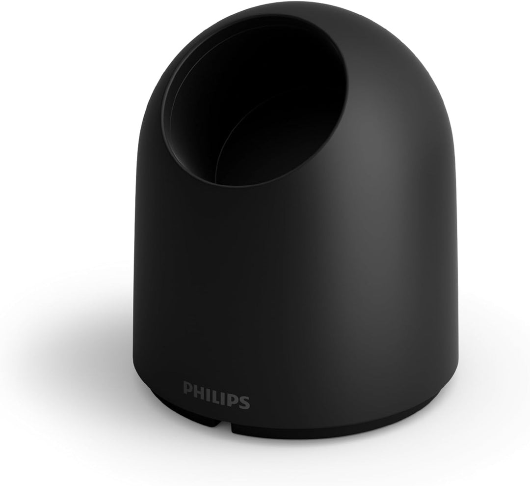 Philips Hue Secure Standfuss für kabelgebundene Überwachungskamera, schwarz, Schwarz