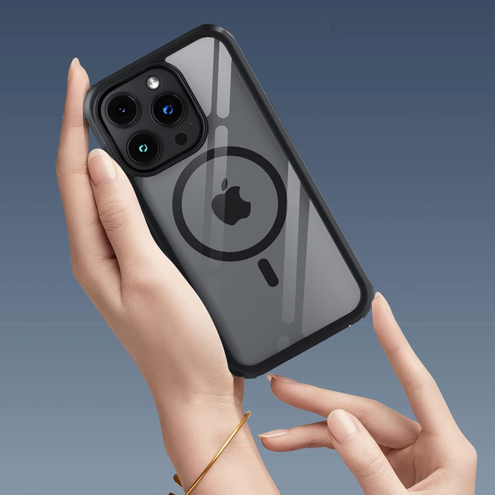 Holidi iPhone 14 Pro Max Hülle für Magsafe, 360 Grad Hülle, Handyhülle Schutzhülle mit Eingebautem 9