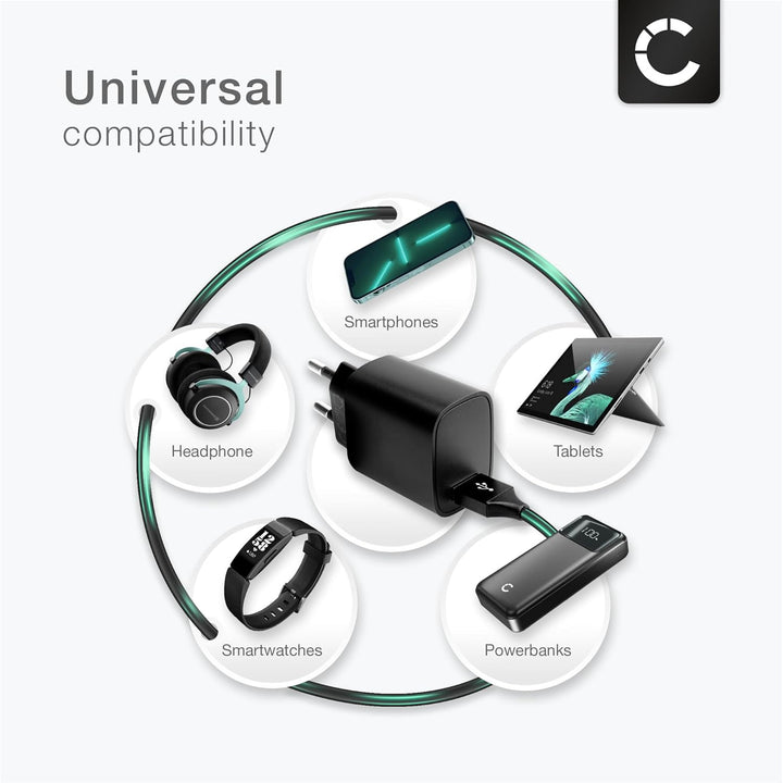 subtel USB C Type C Ladegerät USB Kabel - 2A / 2000mA Ersatz Ladekabel kompatibel mit JBL Charge 4,