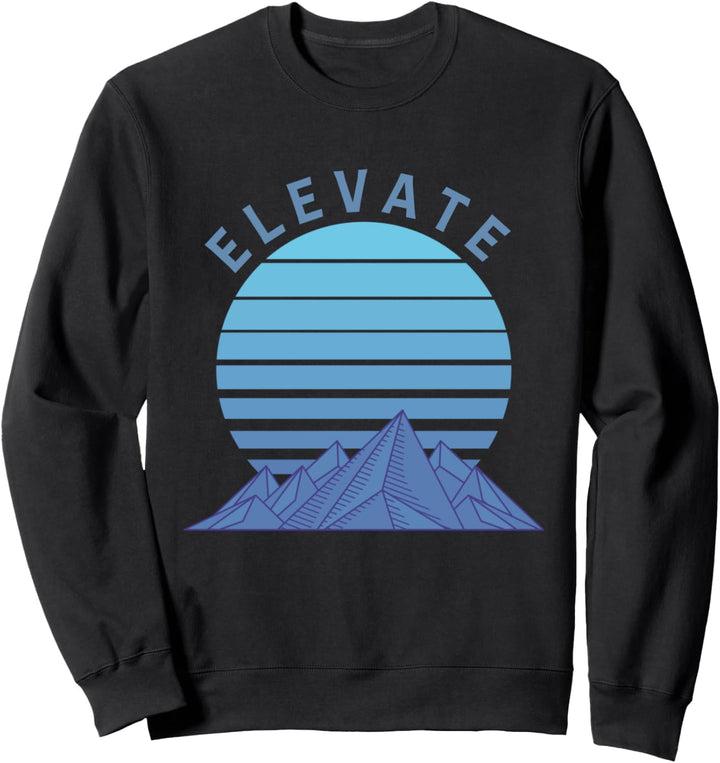 Elevate Blau Sweatshirt