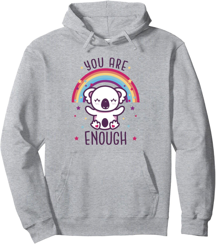 You Are Enough Kawaii Koala Pullover Hoodie