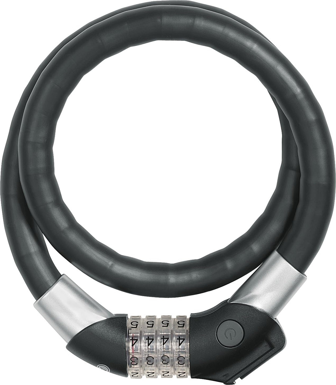 ABUS Kabelschloss Steel-O-Flex Raydo Pro 1460/85 TexKF - Fahrradschloss-Set mit Halterung TexKF für