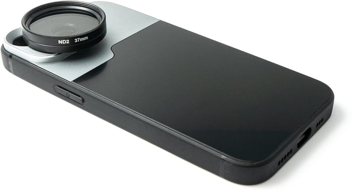SYSTEM-S ND Filter Set 37 mm Neutraldichte mit Hülle und Tasche für iPhone 13