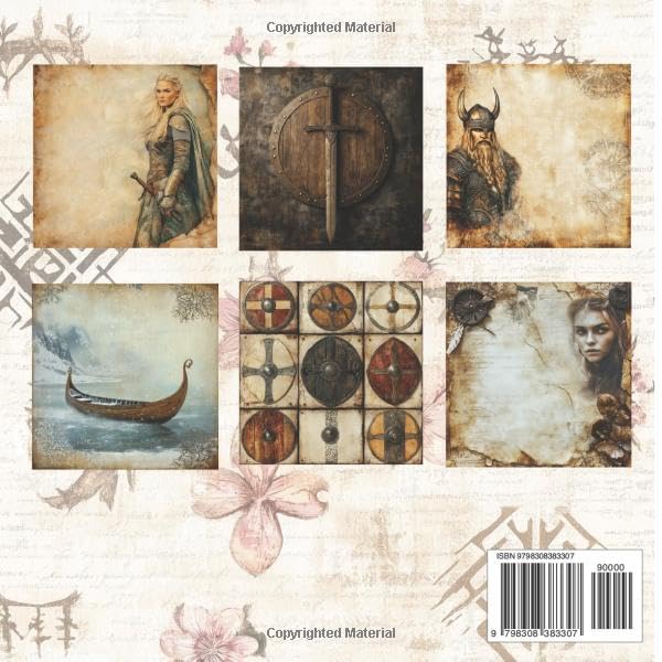 Viking Mysteries Ephemera for Junk Journaling Adventures: Vintage Medieval Backdrops for Cut and Col