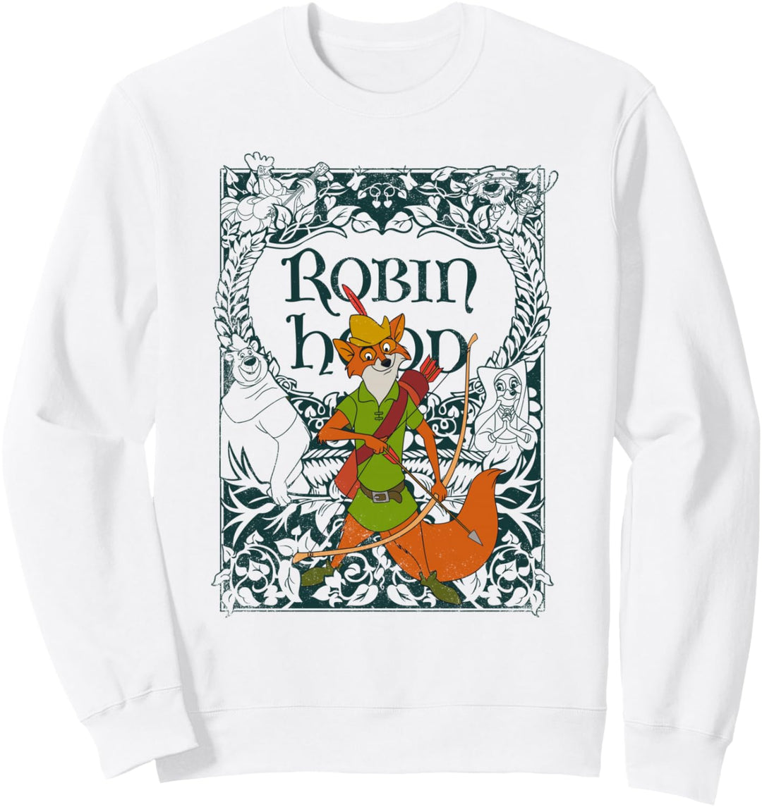 Disney Robin Hood Retro Vintage Distressed Sweatshirt