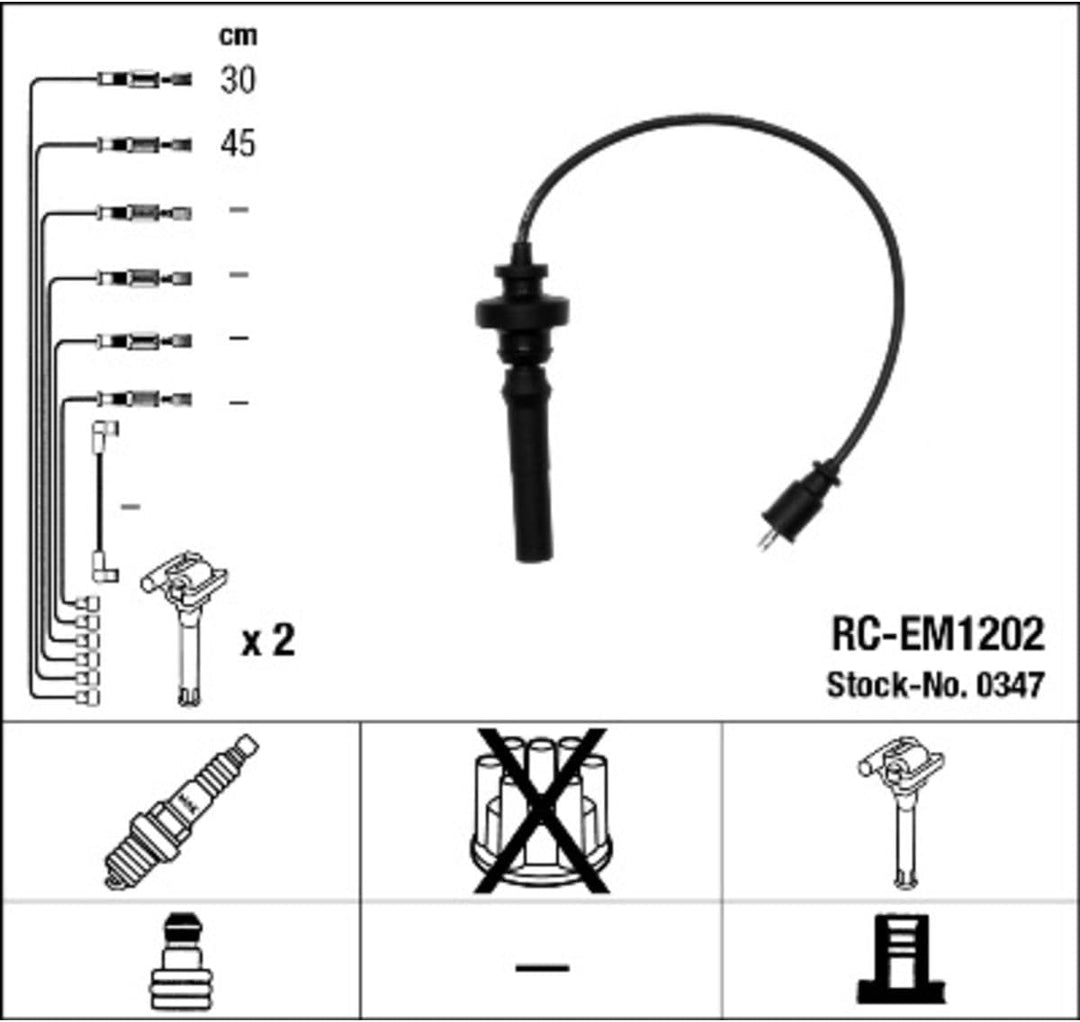 NGK 0347 Zündleitungssatz