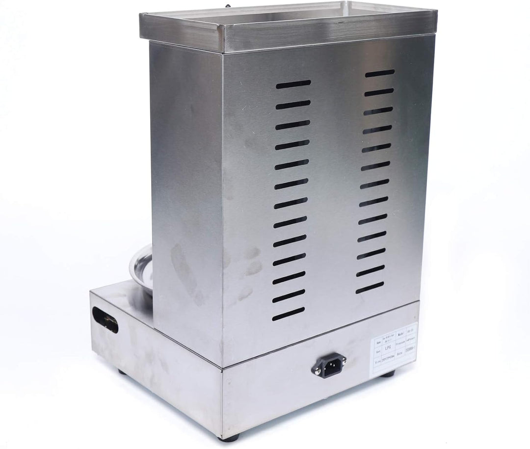 Dönergrill Vertikalgrill 2000W Elektro Grill Gas Kebab Machine, LPG Grill, 0-300℃ Temperatureinstell